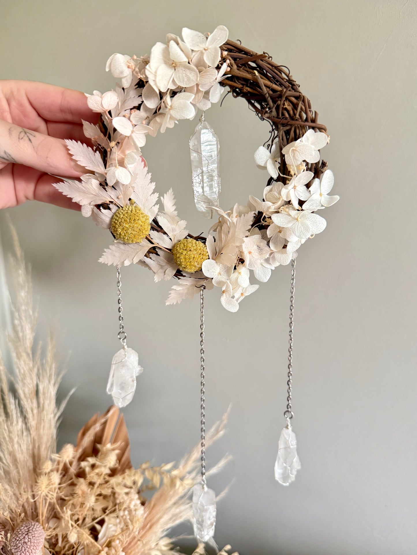 12cm Quartz Wreath